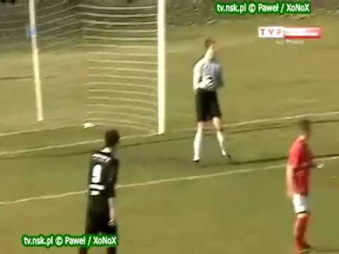 tv.nsk.pl 2012-03-17 Promień Żary - Pogoń Świebodzin 2-0 (0-0) bramki relacja
