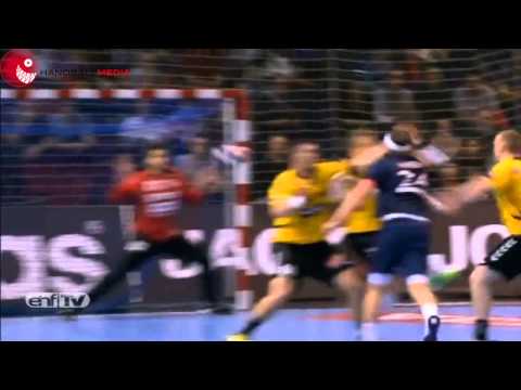 Mikkel Hansen - Hip throw without jumping | One of the best handball goals