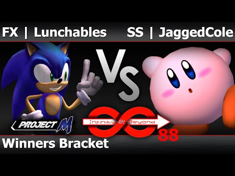 IaB! 88 PM   FX  Lunchables Sonic, Ivysaur, Mewtwo vs SS  JaggedCole Kirby, Ganon, Wolf   Winners Br