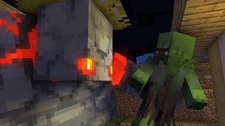 Halloween of Redstone Golem - Minecraft Animation