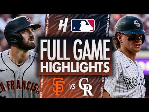 舊金山巨人 vs 科羅拉多洛磯 - 2026/07/04 MLB賽季全場精彩回顧 🔥 (San Francisco Giants vs Colorado Rockies - FULL GAME HIGHLIGHTS 🔥 July 4, 2026 MLB Season)