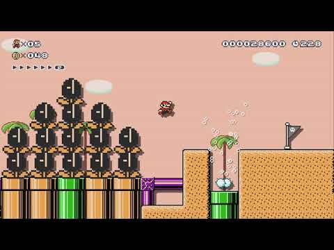 Story Mode 14 ~ Twisting through the Desert Sands for A Certain Mage - Super Mario Maker 1bu