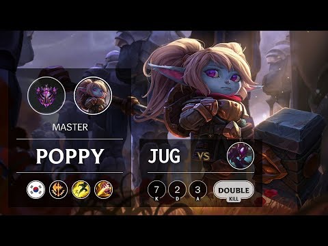 Poppy Jungle vs Kha'Zix - KR Master Patch 9.9