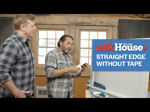 How to Paint a Straight Edge Without Tape | Ask This Old House