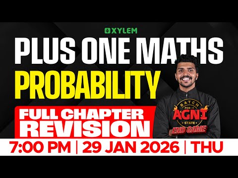 Plus One Maths | Probability | Full Chapter Revision | Xylem Plus One