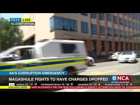 Magashule fights to have charges dropped