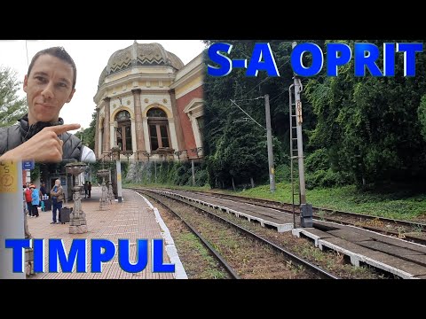 BĂILE HERCULANE – Stația cu clădire ca o vilă Renascentistă din vremuri mai bune