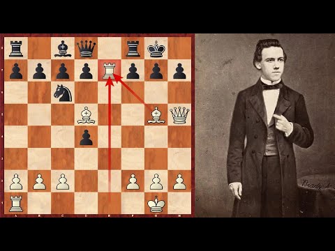 A Bad Pin and Dark Square Weakness: Paul Morphy vs C Maurian - New Orleans (1863)