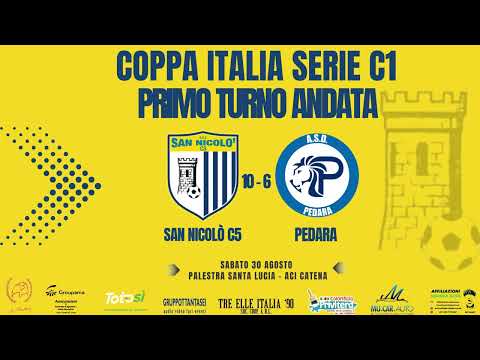 Coppa Italia Serie C1 - 1° Turno Andata - San Nicolò vs Pedara 10-6