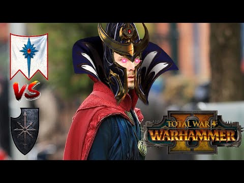 Dr Teclis & Mr Star Dragon! High Elves vs Chaos - Total War Warhammer 2