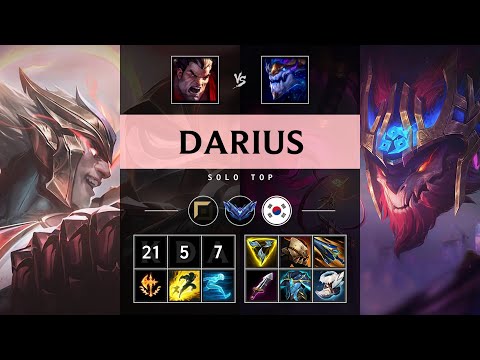 Darius Top vs Aurelion Sol: Triple Kill, Legendary - KR Diamond Patch 14.24