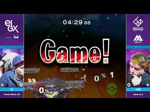Ice vs Faust - EGLX 2018 - Melee Pools