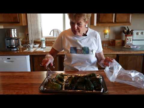 Chili Relleno Casserole in a Dutch oven (2019)