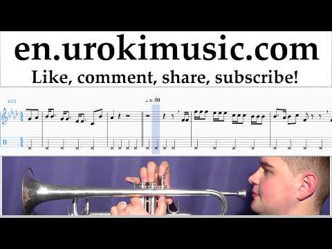 How to Play Trumpet Charlie Puth - Attention Tabs Part#2 um-i352