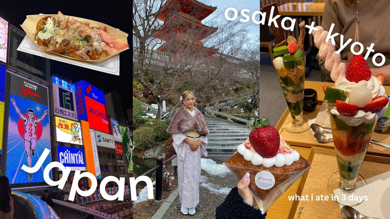 everything i ate in osaka, japan (+kyoto) 🇯🇵