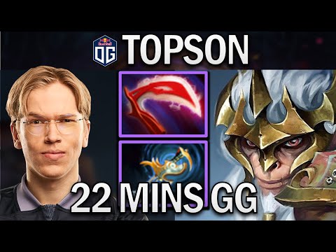 OG.TOPSON MONKEY KING - 22 MINS GG - ROAD TO TI10 DOTA 2