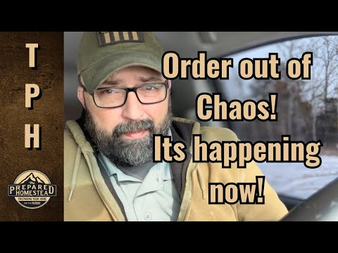 Order out of Chaos! It’s happening now!