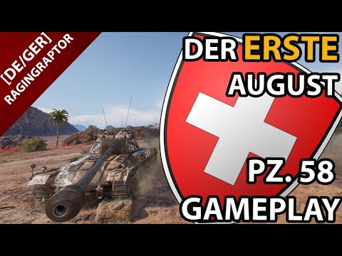 Der Erste August in World of Tanks - Panzer 58 Gameplay
