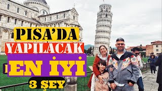 PİSA'DA YAPILACAK EN İYİ 3 ŞEY / PİSA KULESİ İÇİ /PİSA KULESİ NEDEN YAMUK ?