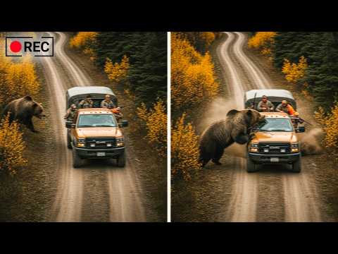 Grizzly Bear Kills 5 Hunters Inside Their Truck on October 7th, 2025