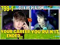 CLIX SHUTS UP COCKY PLALISM After He RUINS 800 0 1v1 BUILD Fight Record Fortnite