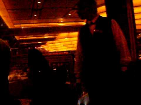 Our dining room staff singing goodbye