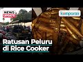 Heboh Wanita Bawa Ratusan Peluru Di Rice Cooker