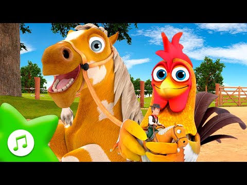 Zenon E Cavallo Pepperone | Canzoni di animali | Per bambini | La Fattoria di Zenon