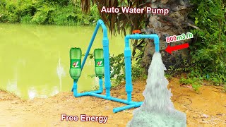 Download lagu I turn PVC pipe into a water pump no need electric power easy way life hacked at home 3 mp3