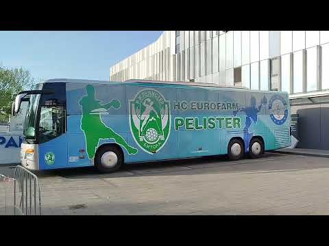 HC Eurofarm Pelister. Top handball club from North Macedonia arrived in Bucharest 17.04.2025 🇲🇰 🏆