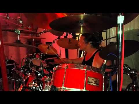 Irox drummer John McLeod..For whom the bell tolls