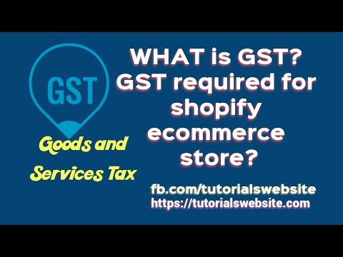 GST For Indian Shopify Store | GST for dropshipping | GST required for shopify store
