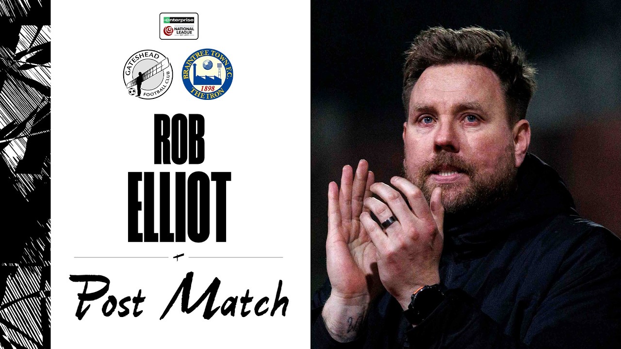 “We’ve got to do this together” 🤍 | Rob Elliot post-Braintree Town (H) | POST-MATCH