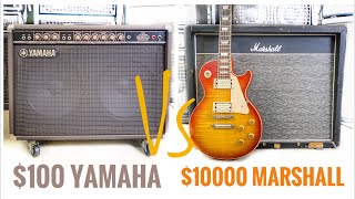 Video thumbnail for $100 Yamaha Guitar Amp -VS- $10000 1967 Marshall Bluesbreaker! by Johan Segeborn