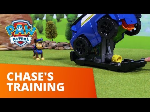 PAW Patrol - Chase’s Training - Ride 'N' Rescue Toy Pretend Play Rescue For Kids