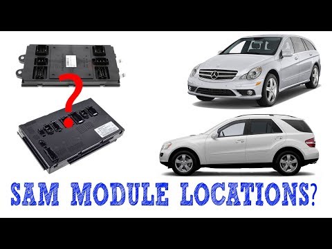 2006-2008 Mercedes Benz R350 ML350 SAM Module Locations Signal Acquisition