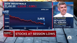 'Today's sell-off has all the action of being a growth scare,' says Allianz's El-Erian