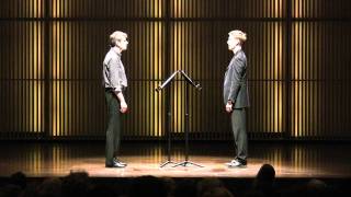 Tom Johnson - Counting Duets #4 (in Dutch)