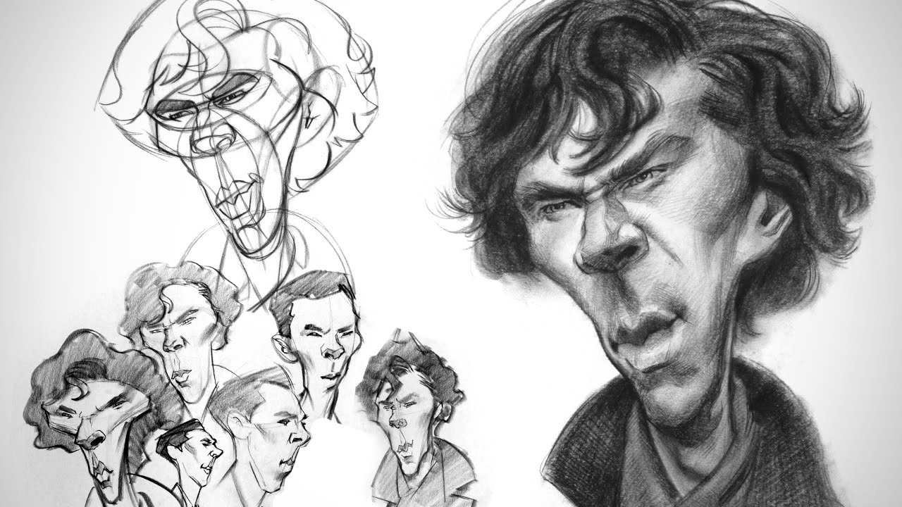 Caricature basics start to finish by Proko