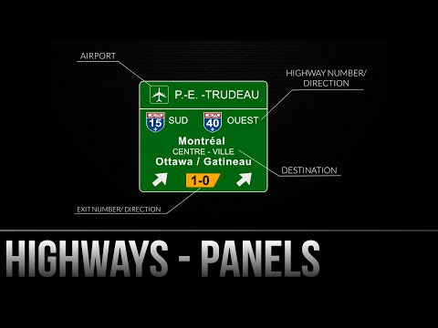 Highway / Freeway Panels Explained