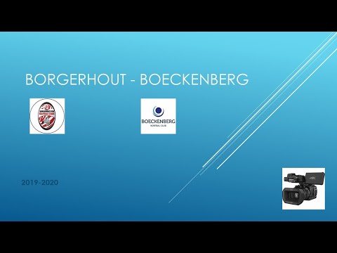 Zaalcompetitie 2019-2020  Borgerhout - Boeckenberg 26/01/2020