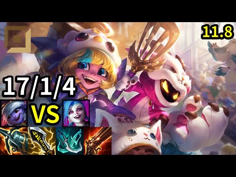 Tristana ADC vs Jinx - KR Challenger | Patch 11.8