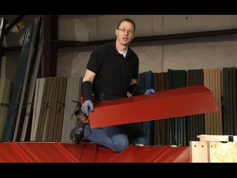 How to Install Ridge Cap: ABC SL-16® Metal Roofing System