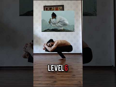 Hardest shaolin poses from level 1 to level 8 #training #shaolin #workout