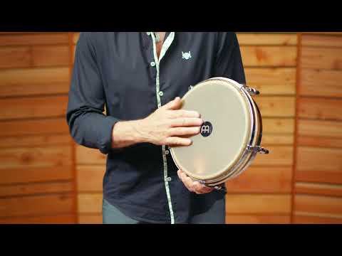 Meinl Percussion 10" Pandero de Plena, Chrome Hardware, Requinto - PL10CW