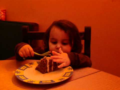 Ruqayyah eats her cake