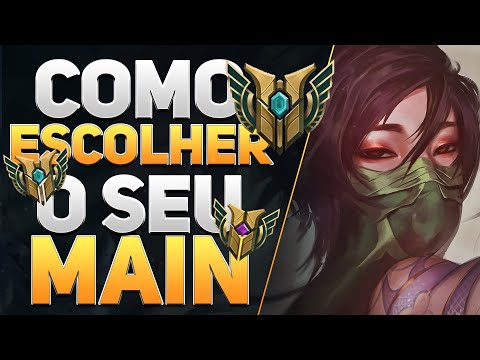 Como Encontrar o MELHOR CAMPEÃO para VIRAR SEU MAIN   - League of Legends