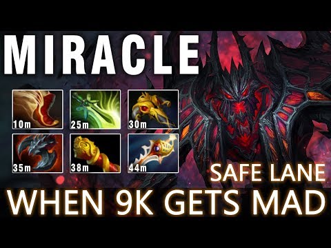Miracle Shadow Fiend [Safe Lane] - Divine Rapier When 9K Gets Mad