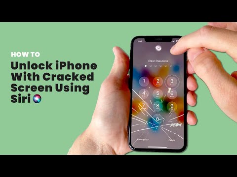 Unlock iPhone With Cracked / Broken Screen Using Siri
