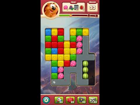 Toon Blast Level 7167 - NO BOOSTERS 🐻🐺🐱 | SKILLGAMING ✔️